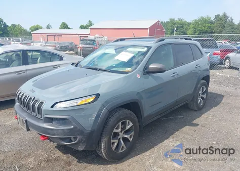 2014 Jeep Cherokee Trailhawk из США, поврежденный, VIN 1C4PJMBS9EW161548